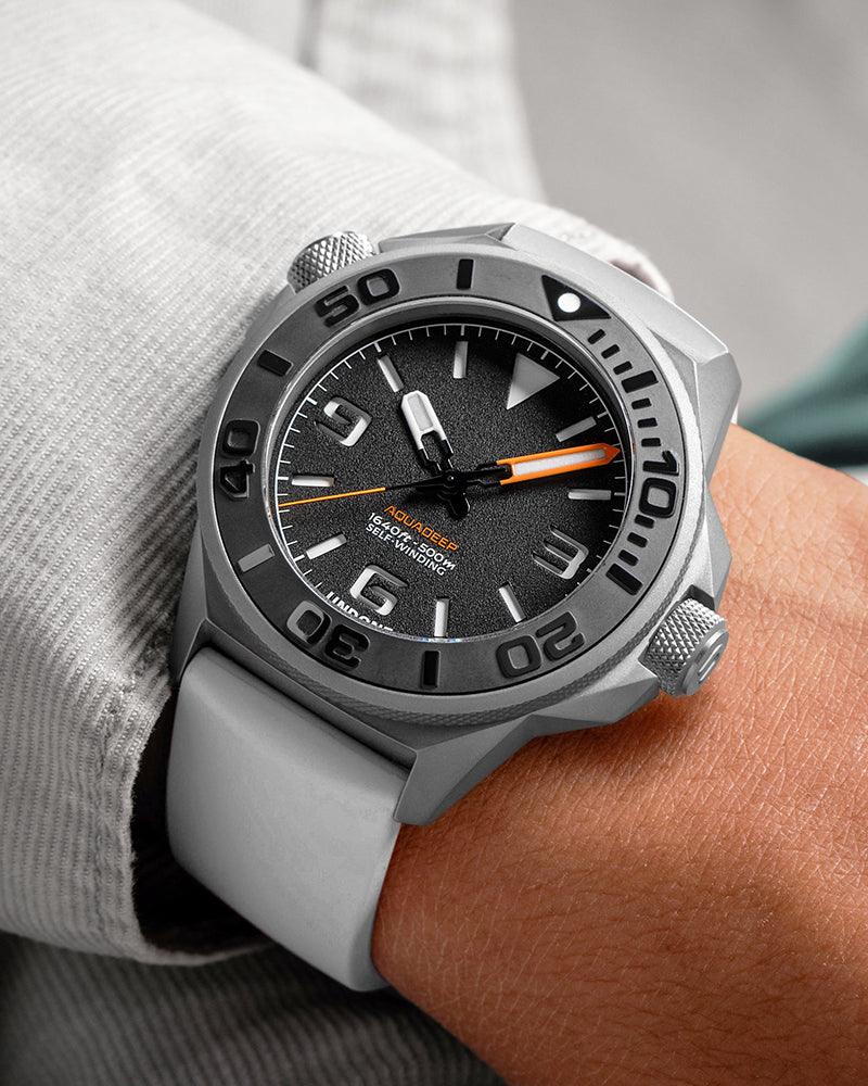 Undone Aquadeep Signal White Automatic Watch - BangOn