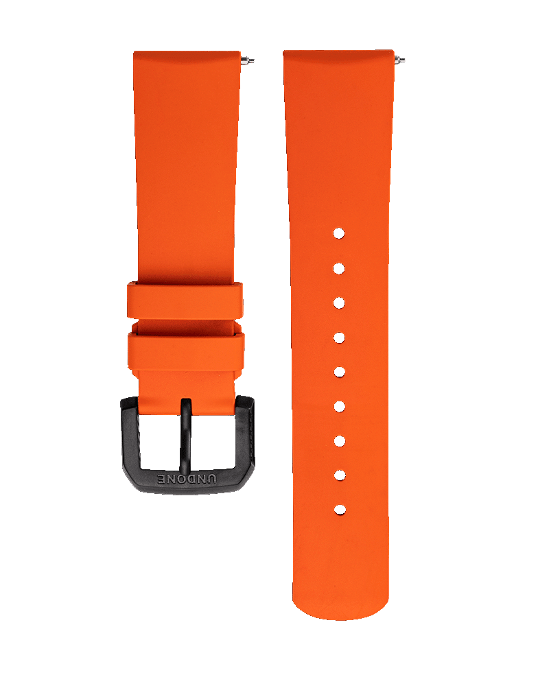 Undone AquaLume Automatic Watch - Orange Rubber - BangOn