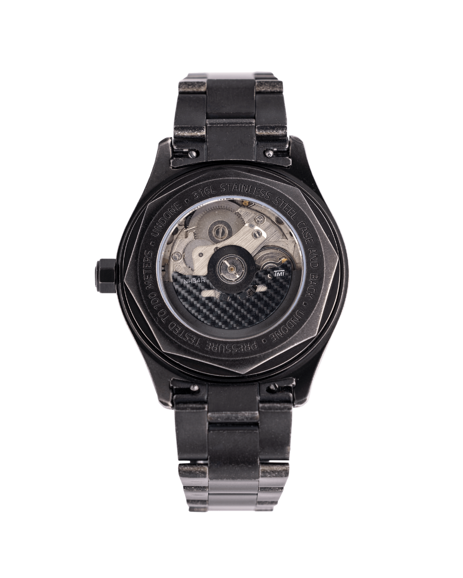 UNDONE Basecamp Stealth Steel JP GMT Automatic Watch - BangOn