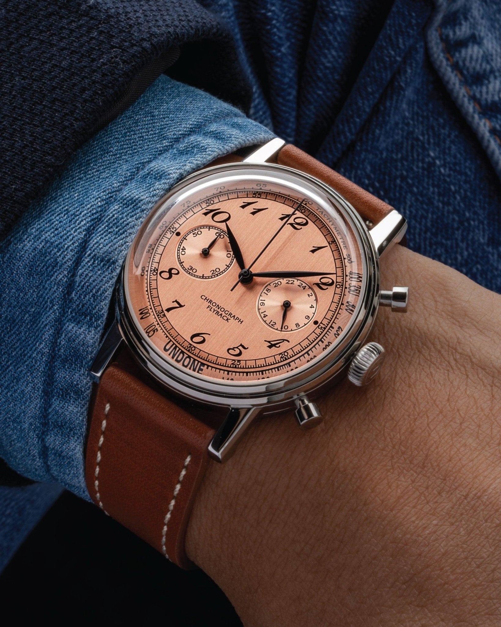 UNDONE Urban Vintage Salmon Watch - BangOn