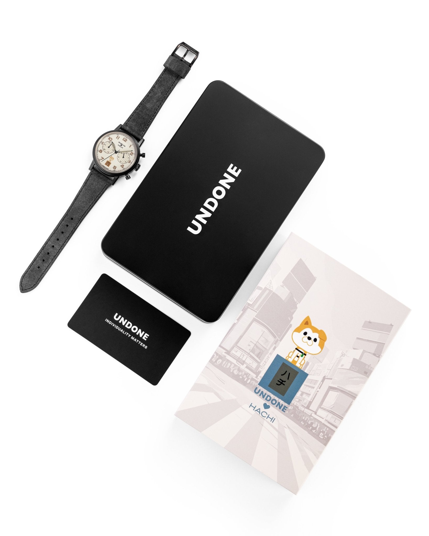 UNDONE x Shibuya Hachi Pawfect Black Watch - BangOn